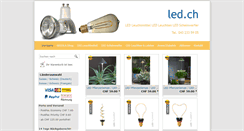 Desktop Screenshot of led.ch